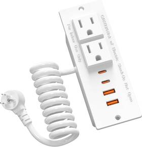 Jn02-02-35 Vilong 30w Drawer Outlet Furniture Recessed Power Strip With 4 Usb Ports And 2 Ac