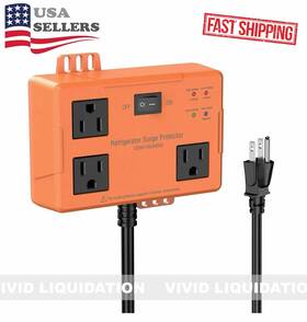 X004ifclpl Vilong 3 Outlet Refrigerator Surge Protector With Time Delay Voltage Power