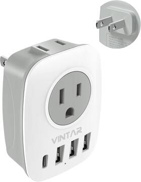 Vintar 313021143107 Us To Japan Plug Adapter 2 Prong 3 Outlet With Ac Out Vintar 313021143107 Us To Japan Plug Adapter 2 Prong 3 Outlet With Ac Out