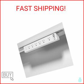 Vipwell 782570878578 360 Mountable Surge Protector Power Strip With 4 Usb Ports 2 C 6 Ft Elec