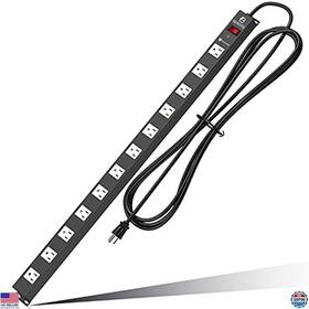 B09b5v933f Visit The Berigtta Store 12 Outlet Surge Protector Power Strip 1800j Heavy Duty 6ft Mountable