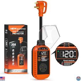 Df-11 Visit The Docusvect Store 30 Amp Rv Surge Protector With Auto Shutoff 10 000j Led Display Waterproof