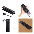 Vius4o2u Recessed Power Strips Strip Wiht Usb Black Desktop 611553618828