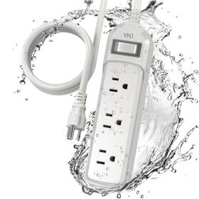 Vnj 755752619160 Outdoor Power Strip Weatherproof 6.1 Ft Extension Cord 3 Outlets 187