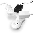 81306105057 Vpvjp-wh01 Quirky Portable Power Pivot Junior Outlets Strip Surge