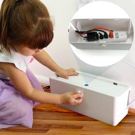 Wappa Baby 711181683882 Power Strip Cover Box - Effectively Proofs With Patented Dual L