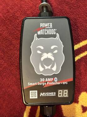 5657643ty65 Watchdog Hughes Pwd30 Power Bluetooth Portable Surge Protector 30 Amp