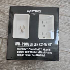 Wattbox 842822004244 Wattbox/snap Wb-powerlink2-wht
