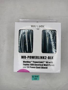 Wattbox 842822020633 Powerlink2 Kit Model #wb-powerlink2-blk -new