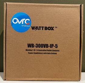 Wb-300vb-ip-5 Wattbox 842822034203 Ip Power Conditioner With Ovrc Connect - 5 Outlet