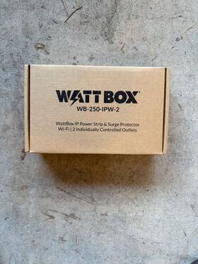 Wb-250-ipw-2 Wattbox 842822041010 250-series Wifi Surge Protector 2 Controlled Outlets New