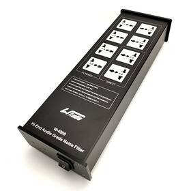 Waudio 889743444407 Ac Noise Power Filter - Line Conditioner Purifier Surge Protector With