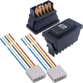 K-010-x Weideer 2pcs 5 Pin Car Window Switch 12v 20a Control Power Lift