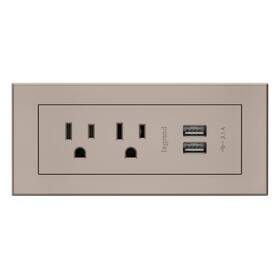 Rdzni10 Wiremold 786776192094 Legrand Radiant Furniture Power Center With Usb Recessed Strip