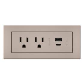 Wiremold 786776192452 Legrand Rdzcni Radiant Furniture Power Center With Usb Recessed Strip