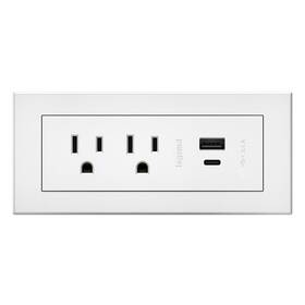 Rdzcwh10 Wiremold 786776192476 Legrand Radiant Furniture Power Center With Usb Recessed Stri