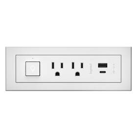 Wiremold 786776192506 Legrand Rdszcwh Radiant Furniture Power Center With Usb And Switch