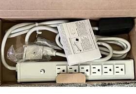 Wiremold 786776521542 Legrand Surge Protector 6 Outlet 15a S 6ft Cord