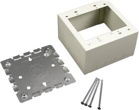 V5744s-2 Wiremold V5744-2 Extra Deep Device Box Ivory Steel Boxes 2 1/4 Inch