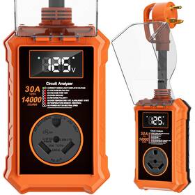 Wllnee 14000jrsp30a Rv Surge Protectors 30 Amp 14000 Joules Circuit Analyzer Waterproof With