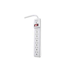 41492 Woods Surge Protector Power Strip 6 Outlet 3ft Cord Overload Protection 510 Joules