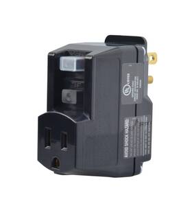 2762 Woods 635409439078 120 Volt 15 Amps 1800 Watts Single Outlet Gfci Adapter For Indoor Use With