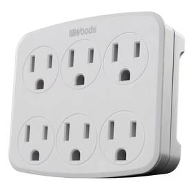 Woods 726084277144 6- Outlet Surge Tap With Phone Cradle Woods 726084277144 6- Outlet Surge Tap With Phone Cradle