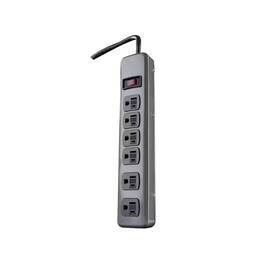Woods 726084323728 6-outlet Metal Power Strip