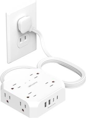 1400j Wrxdmc 313088546514 2 Prong Power Strip To 3 Outlet Adapter Two S