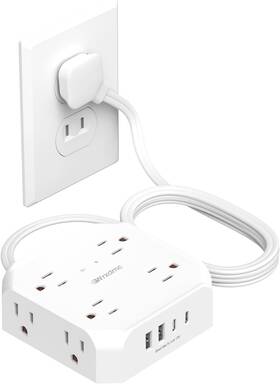 1400j Wrxdmc 711181118810 2 Prong Power Strip To 3 Outlet Adapter Two
