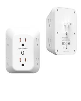 Qe660-cuq-2 Wrxdmc 2 To 3 Prong Outlet Adapter Pack Power Strip