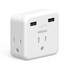 Wsf-05-2u Wrxdmc Cruise Essentials Travel Power Strip With 3 Outlets And 2 Usb Ports