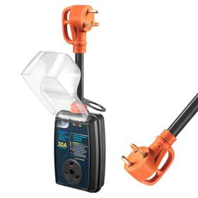 5000joules Wym World 30a-tt30p 30 Amp Rv Surge Protector Waterproof Circuit Analyzer High/low Vol