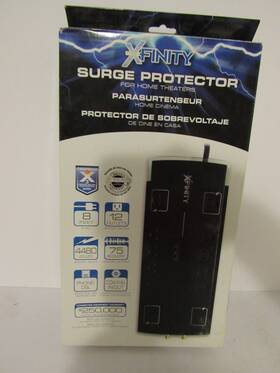 U12-41974 Xfinity U12-41975 Surge Protector 12 Outlets 4480 Joules Power Strip