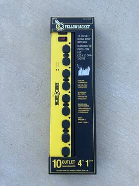 Yellow Jacket 313091792779 New 10-outlet Surge Strip With Led Light