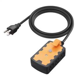 Yichuhaoxi 705353929700 6-outlet Heavy Duty Power Strip With 6 Ft. Extension Cord For Indoor And Outdoor