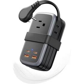 Yichuhaoxi 744110884388 Ultra 65-watt 4 Ft. Gauge 3 /station 7 In 1 Travel Power Strip With 3-outlets Yichuhaoxi 744110884388 Ultra 65-watt 4 Ft. Gauge 3 /station 7 In 1 Travel Power Strip With 3-outlets