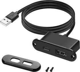 Yingtuyou Jiaju 445017427472 Xmsjsiy Usb C Desk Power Grommet Outlet 5v/2a Usb/type-c Embedded Charging P