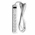 Ylpt-43-6ft Defiant 6 Power Outlet Plug New White Surge Protector Ft Cord Flame Retardant 7758908224723