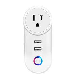 2400 Yvvpiupu 742440722998 Smart Outlet Dual Mode Wifi 3 Outlets Plug Powerful 10a Watt