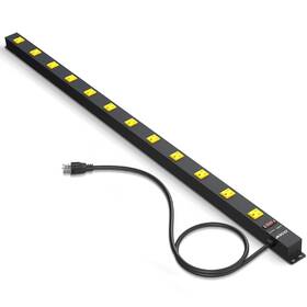 Zesen 757837822274 12 Outlet Long Power Strips Heavy Duty Garage Workshop Multi Wide Indus