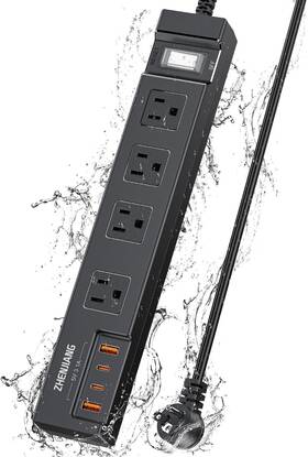 Ipx6 Zhenjiang 313047527561 Outdoor Power Strip Weatherproof Waterproof Surge Protector With 4 Wide