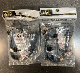 121-2510 Ziotek New Power Strip Liberator / Outlet Extender Lot Of 2