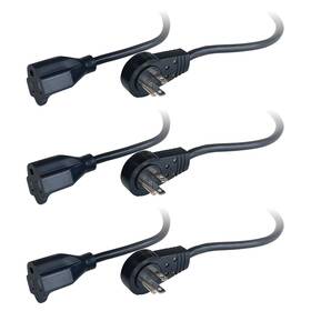 Zt1212597 Ziotek 241870777644 Black 360-degree Rotating 18-inch Power Strip Liberator 3-pack