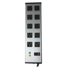52ny34 Zoro Select Outlet Strip 10 5-15r 5-15p 6ft Gray Formerly Power