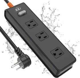 Ipx6 Zzj 445005793756 Outdoor Power Strip Weatherproof Waterproof Surge Protector With 3 Wide Ou