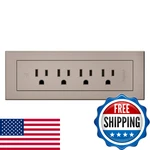 Legrand Wiremold RD4RNI Radiant Furniture Power Center Recessed Strip 4-OU. Fixed Price $93.90.