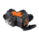 3-PRONG Grounded Indoor Outdoor Wall Adapter, Etl Listed Outlet Splitter, Wea.... Fixed Price $12.93.