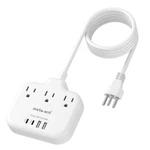 Swiss Travel Plug Adapter 5FT Extension Cord Multi-outlets Usb-c Power J. Fixed Price $31.48.