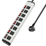 8 Outlet Metal Power Strip, Individual Switches, Heavy Duty, 1200J Surge Protect. Fixed Price $50.98.